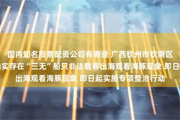 国内知名股票配资公司有哪些 广西钦州市钦南区通报：三娘湾景区确实存在“三无”船只非法载客出海观看海豚现象 即日起实施专项整治行动